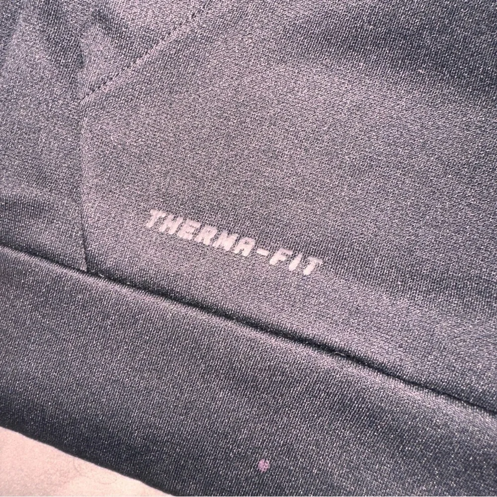 Nike Therma-Fit Unisex Black Gray Hoodie XL  Athletic Active Classic Sweatshirt